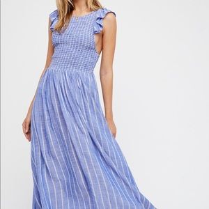 Chambray Free People Midi Dress Xs